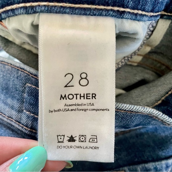 Mother Denim Blue Jeans The Stunner Ankle Fray So Long Size 28 NEW WITH TAGS - Picture 5 of 12